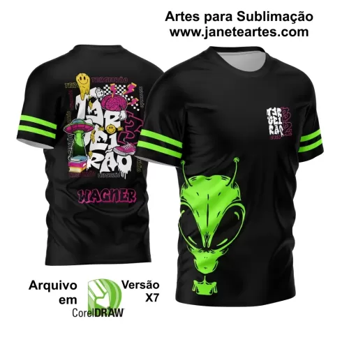Template Camisa Terceirão 2024 Alien