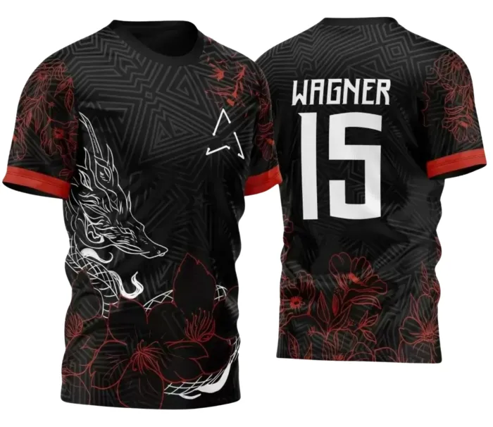 Template para Camisa Interclasse Dragão Chinês