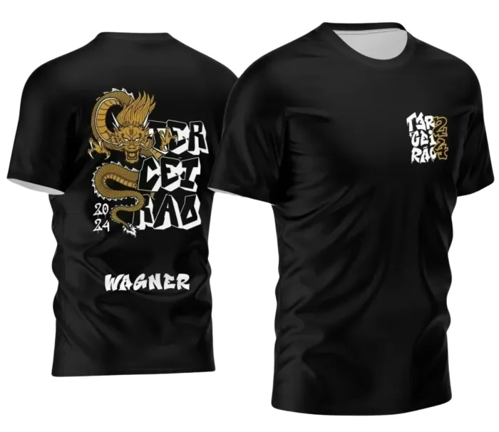 Template para Camisa Terceirão Dragão Chinês