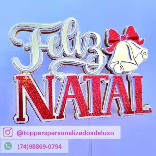 Topos de Bolo – Coletiva Natal 2023 (Toppers de Luxo)