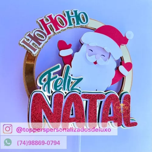 Topos de Bolo – Coletiva Natal 2023 (Toppers de Luxo)