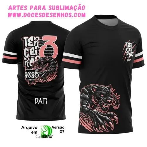 Uniforme Escolar 2025 – Estampa Exclusiva Pantera Terceirão Uniforme Escolar 2025 – Estampa Exclusiva Pantera Terceirão