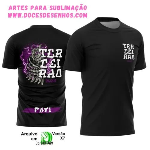 Uniforme Escolar: Estilo Coruja Terceirão 2025 em Vetor Uniforme Escolar: Estilo Coruja Terceirão 2025 em Vetor