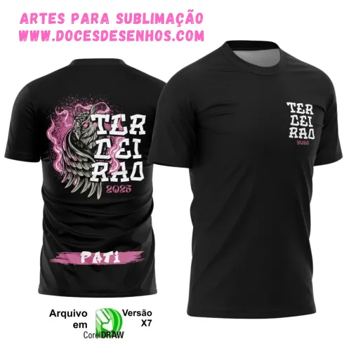 Uniforme Escolar: Estilo Coruja Terceirão 2025 em Vetor Uniforme Escolar: Estilo Coruja Terceirão 2025 em Vetor