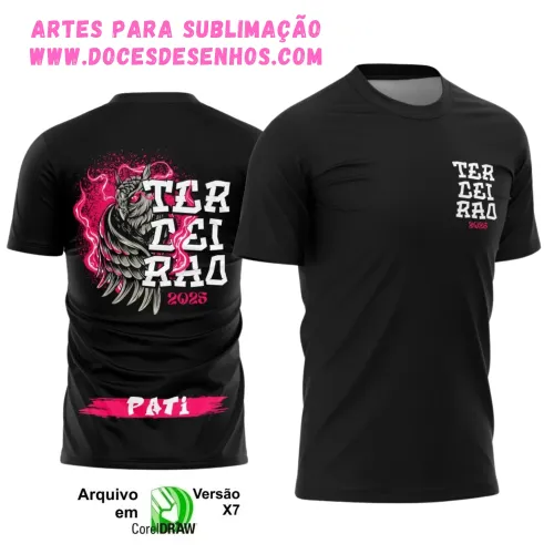 Uniforme Escolar: Estilo Coruja Terceirão 2025 em Vetor Uniforme Escolar: Estilo Coruja Terceirão 2025 em Vetor
