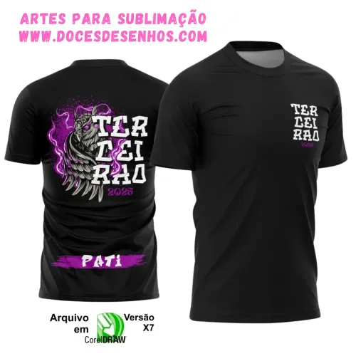 Uniforme Escolar: Estilo Coruja Terceirão 2025 em Vetor Uniforme Escolar: Estilo Coruja Terceirão 2025 em Vetor