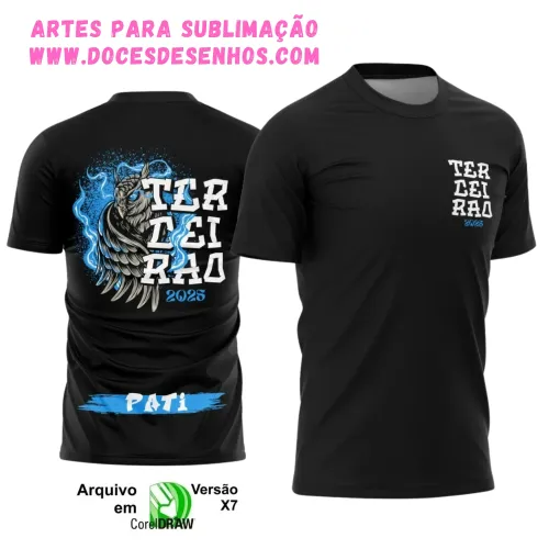 Uniforme Escolar: Estilo Coruja Terceirão 2025 em Vetor Uniforme Escolar: Estilo Coruja Terceirão 2025 em Vetor