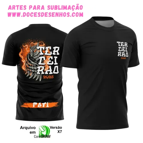 Uniforme Escolar: Estilo Coruja Terceirão 2025 em Vetor Uniforme Escolar: Estilo Coruja Terceirão 2025 em Vetor