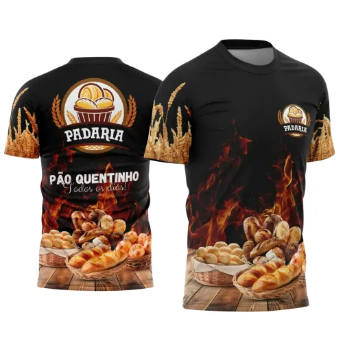 Uniforme de Padaria Personalizado – Arte Digital Profissional