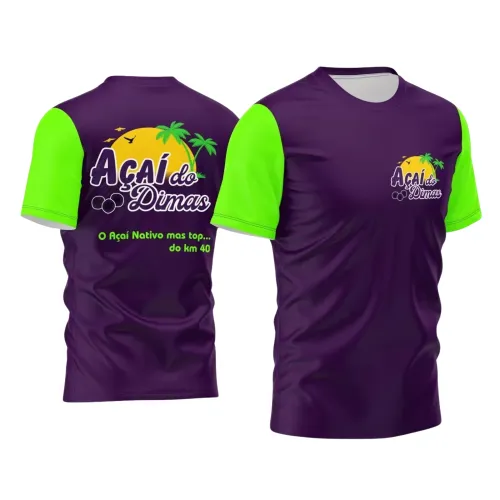 Uniforme para Loja de Açaí Personalizado – Design Profissional