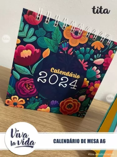 Viva La Vida – Calendário de Mesa BIG A6 2024