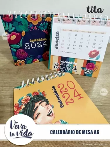 Viva La Vida – Calendário de Mesa BIG A6 2024