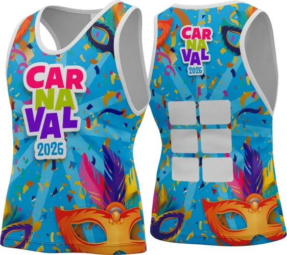 Abadá Personalizado Carnaval 2026 – Arte para Bloco Criativa