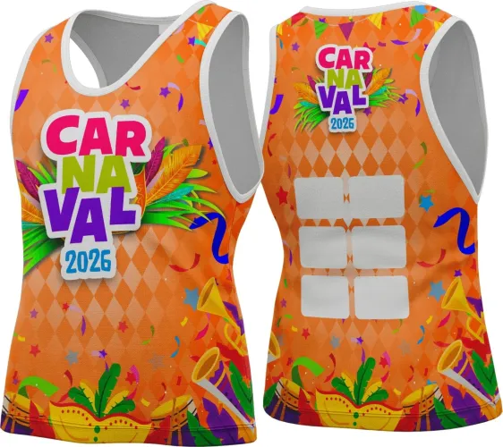 Abadá Personalizado Carnaval 2026 – Arte para Bloco Criativa