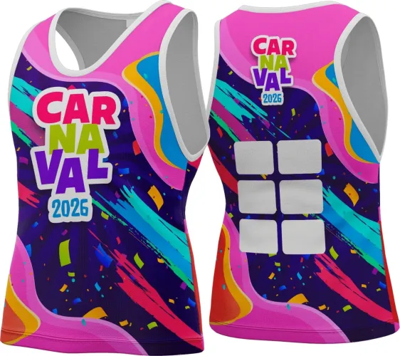 Abadá Personalizado Carnaval 2026 – Arte para Bloco Criativa