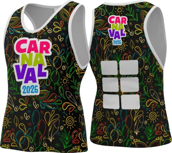 Abadá Personalizado Carnaval 2026 – Arte para Bloco Criativa