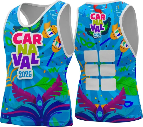 Abadá Personalizado Carnaval 2026 – Arte para Bloco Criativa