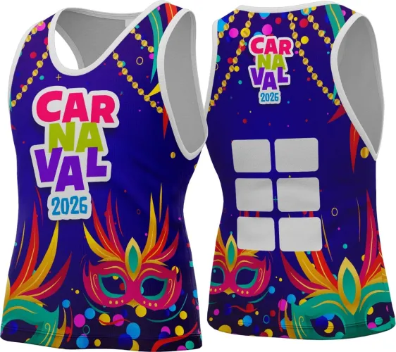 Abadá Personalizado Carnaval 2026 – Arte para Bloco Criativa