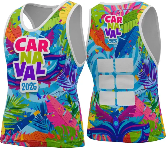 Abadá Personalizado Carnaval 2026 – Arte para Bloco Criativa