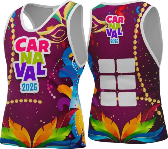 Abadá Personalizado Carnaval 2026 – Arte para Bloco Criativa