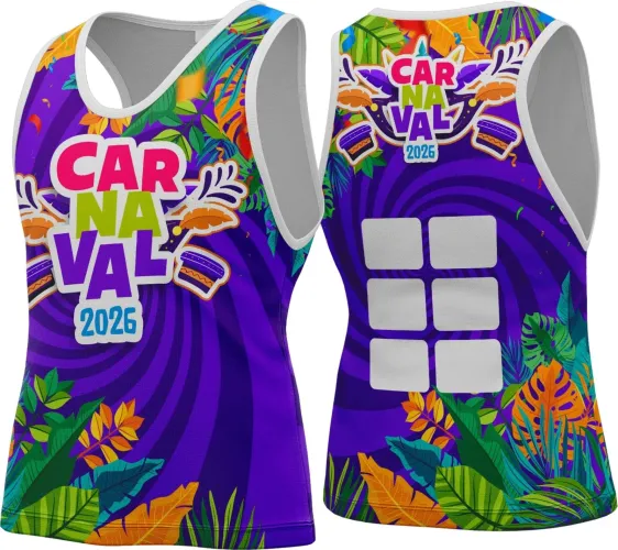 Abadá Personalizado Carnaval 2026 – Arte para Bloco Criativa