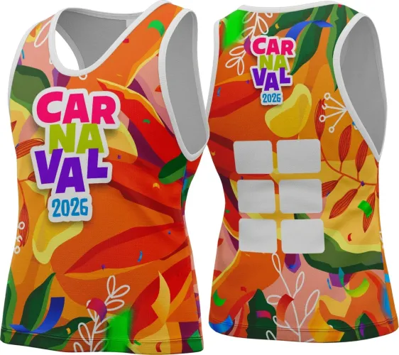Abadá Personalizado Carnaval 2026 – Arte para Bloco Criativa