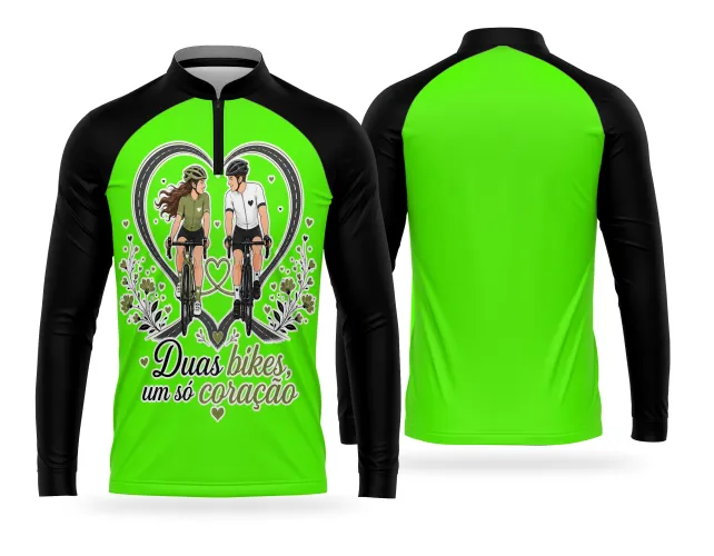 Arte de casal ciclista para camiseta personalizada com tema romântico