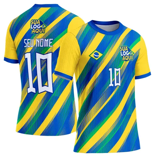 Arte Brasil 2026 torcida esportiva, perfeita para estampar camisetas e peças personalizadas.