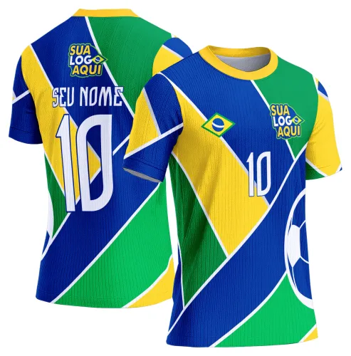 Arte Brasil torcida forte 2026, perfeita para camisetas de torcedores e estampa esportiva.