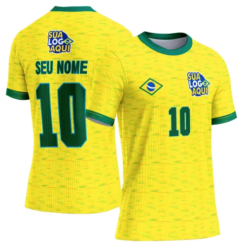 Arte camisa Brasil orgulho verde amarelo, ideal para camisetas de torcida e futebol nacional.