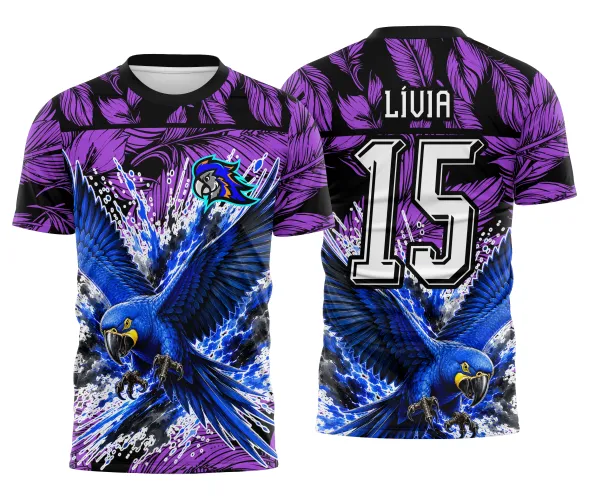 Modelo esportivo escolar com arara nome personalizado e numero nas costas Arte Autoral Doces Desenhos
