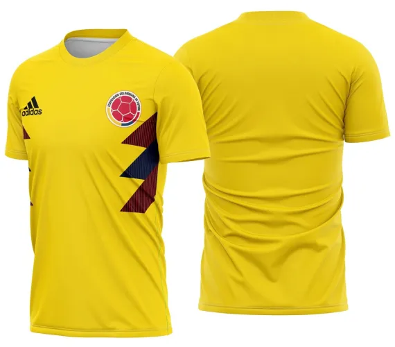 Arte Camisa Inspirada na Colômbia Home Kit 2018