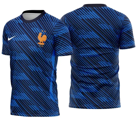Arte Camisa Inspirada na França Home Kit 2026