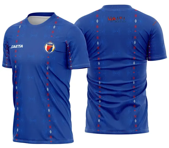 Arte Camisa Inspirada no Haiti Home Kit 2025-26 – Camiseta Modelo
