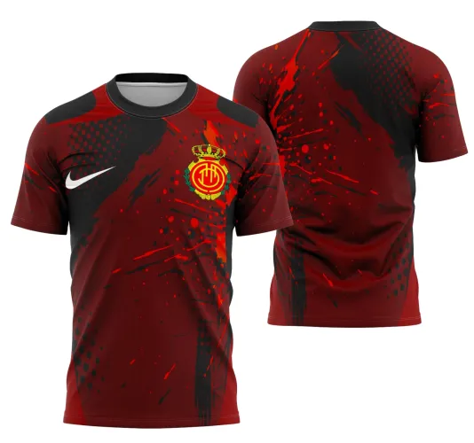 Camisa que traz uma vibe esportiva focada em futebol internacional, cores vibrantes e design moderno para eventos e confraternizações