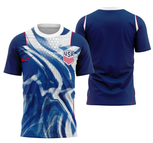 Camisa com tema futebol internacional, com design moderno e vibrante, ideal para times e eventos de futebol interclasse.