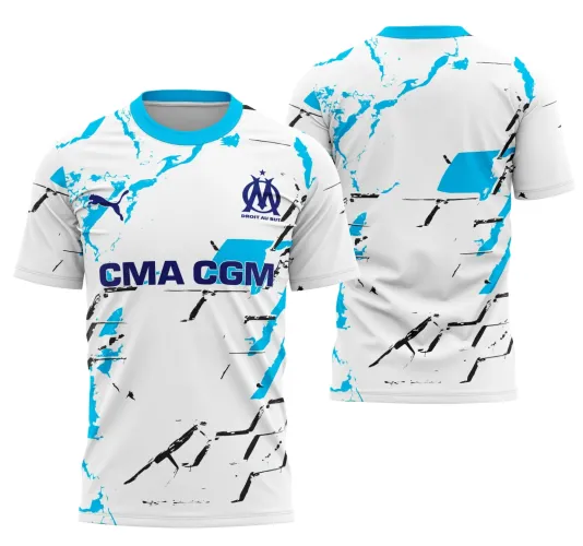 Camisa exibindo estilo esportivo e moderno, ideal para eventos interclasses ou times que valorizam design impactante e identidade internacional.