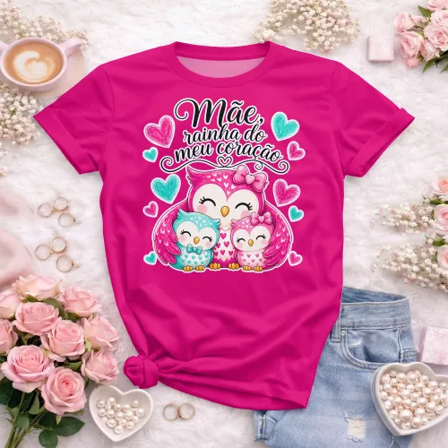 Arte camisa mãe com união