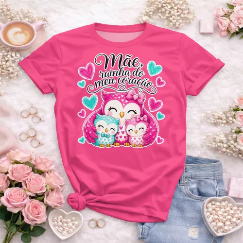 Arte camisa mãe com amor eterno