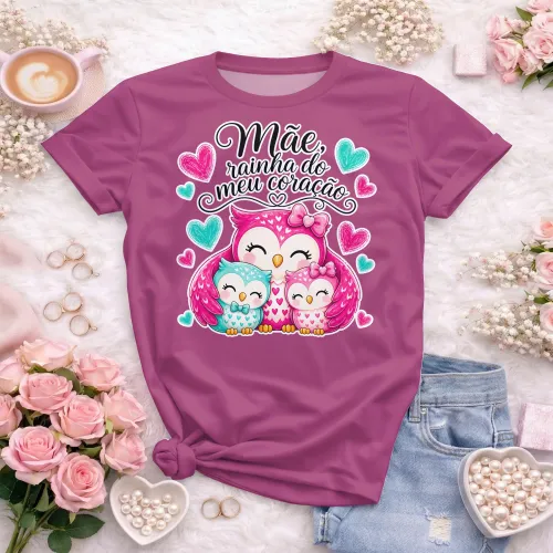 Arte camisa mãe com esperança