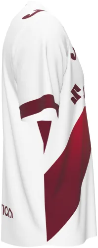 Camisa visitante do Torino FC 2026 - 2027 branca com faixa diagonal grená, frente e costas