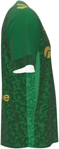 Camisa visitante do Real Betis 2026 - 2027 verde com ornamento floral tom sobre tom, frente e costas