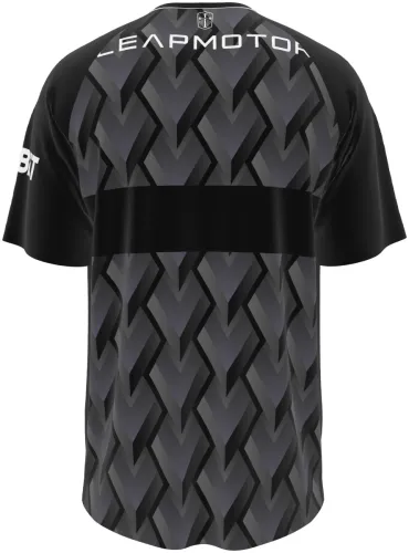 Camisa de edição especial da Universidad Católica 2026 cinza com chevrons em relevo, frente e costas