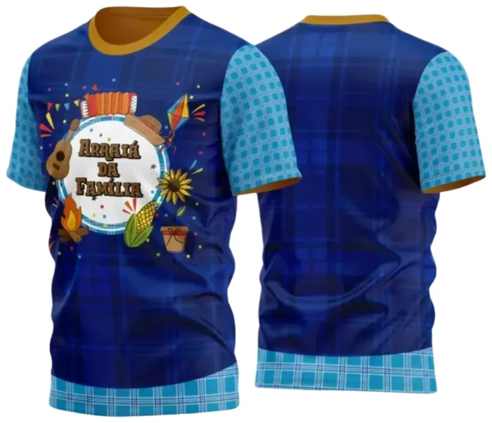  Arte Estampa Camiseta Arraiá 2025