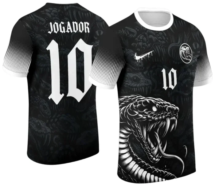 Arte Estampa Camiseta Interclasse Tema Serpente