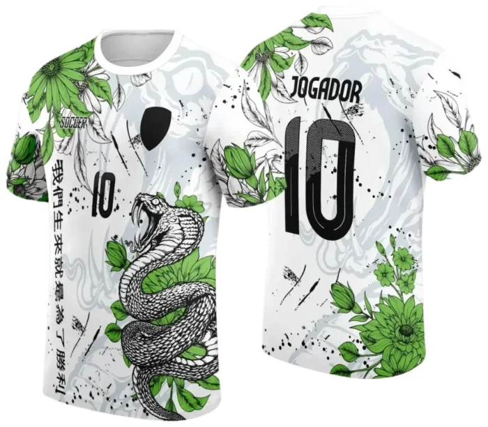 Arte Estampa Camiseta Interclasse Tema Serpente