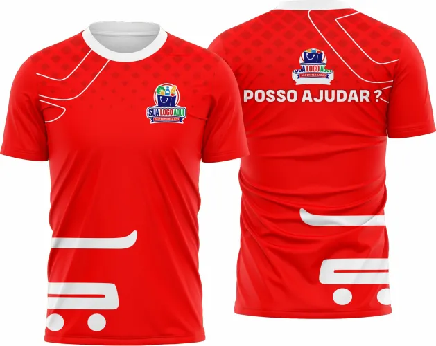 Arte Estampa para Camisa de Supermercado Modelo 26