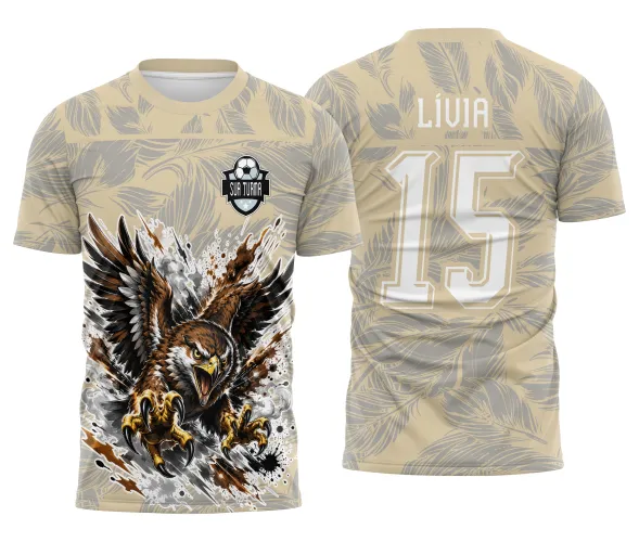 Arte de gavião para camisa de terceirão e competição interclasse escolar Arte Autoral Doces Desenhos