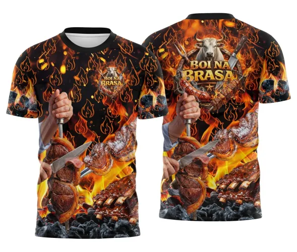 Arte para Camisa Churrascaria Carne Profissional