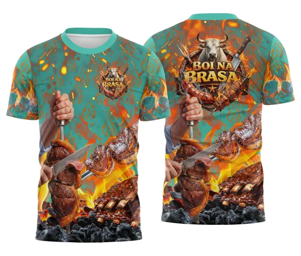 Arte para Camisa Churrascaria Carne Profissional